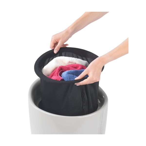 Coș de rufe taupe din plastic 20 l Candy – Wenko-image-3