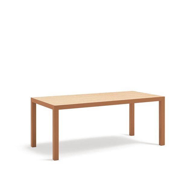 Masă de dining cu blat din lemn de stejar 75x180 cm Alma – Teulat-image-2