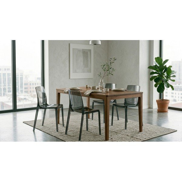 Scaun de dining gri din plastic Adele – Bizzotto-image-2