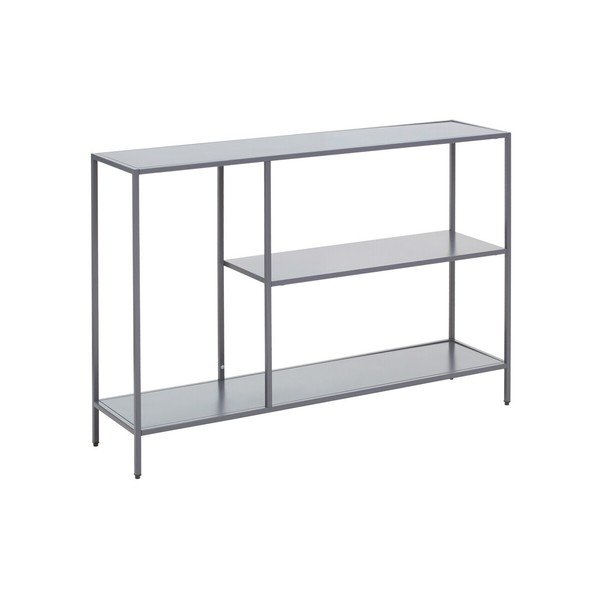 Masă consolă gri din oțel 30x120 cm Acero – Premier Housewares