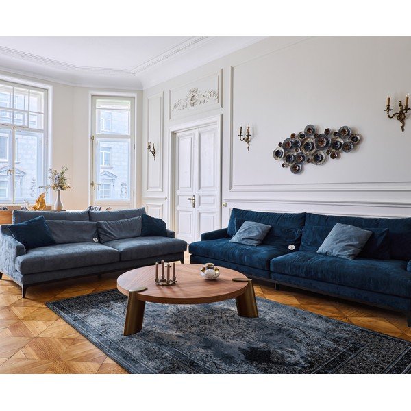 Covor albastru din lână 200x300 cm Difida – Agnella-image-1