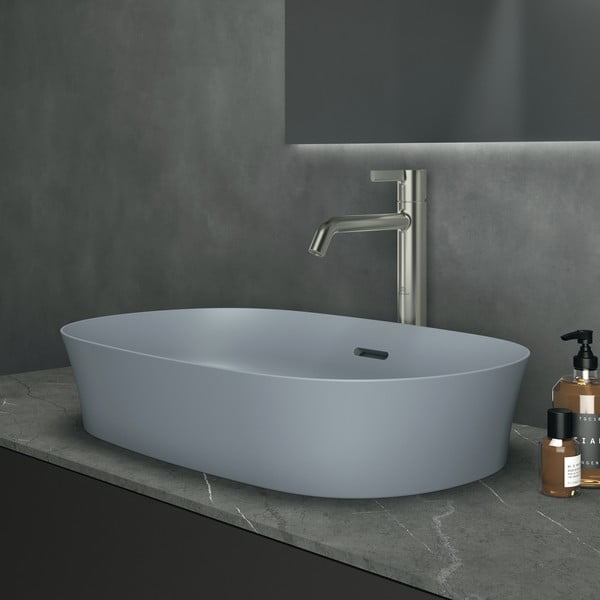 Chiuvetă albastru-deschis din ceramică 60x38 cm Ipalyss – Ideal Standard-image-1