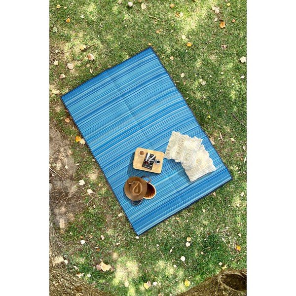 Pătură albastră pentru picnic 150x210 cm – Oyo Concept-image-1