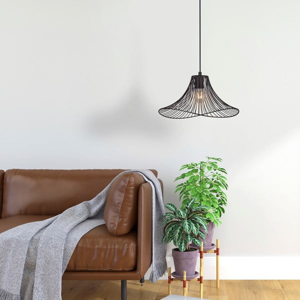 Lustră neagră ø 40 cm Wavy – Squid Lighting-image-1