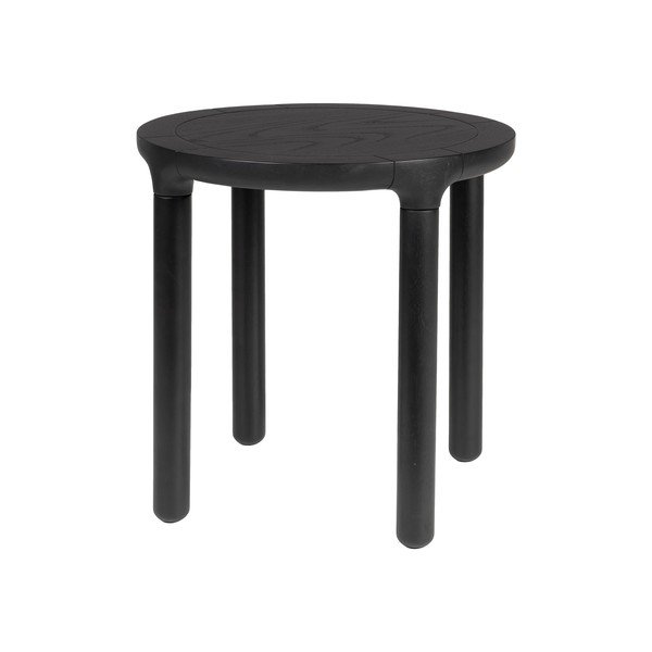 Măsuță auxiliară rotundă cu aspect de lemn de frasin ø 45 cm Storm – Zuiver