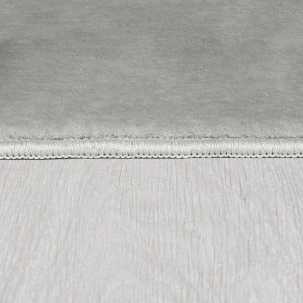 Covor gri deschis rotund 133x133 cm – Flair Rugs-image-4