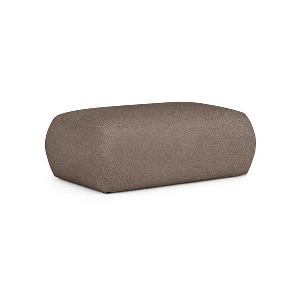 Taburet maro cu tapițerie din țesătură bouclé Mirel – Rodier-image-2
