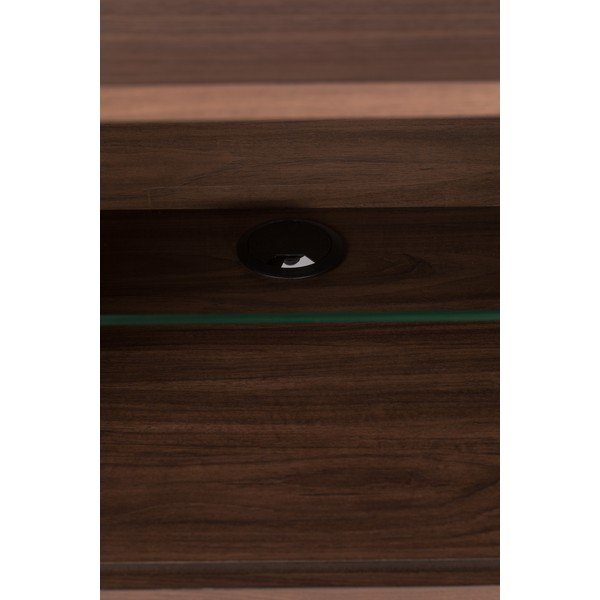 Comodă cu uși glisante Zuiver Barbier, maro-image-3