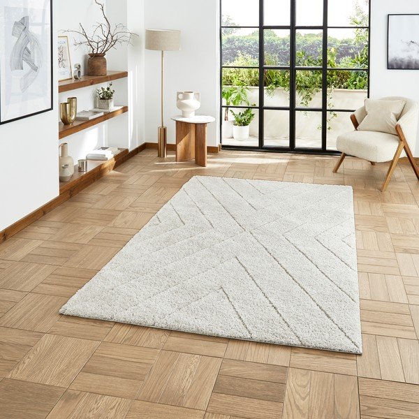 Covor gri deschis 160x230 cm Ideal Shaggy – Think Rugs-image-1