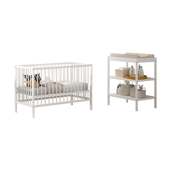 Set de mobilă pentru copii 2 buc. din lemn de fag Dino – Vipack