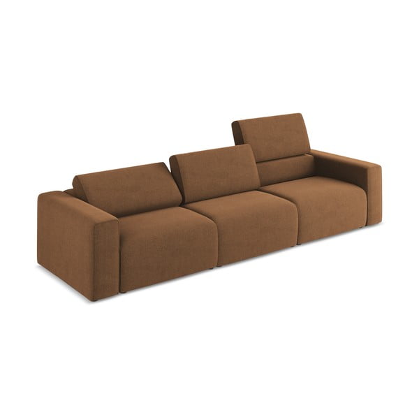 Canapea modulară maro 314 cm Kalea – Makamii-image-1