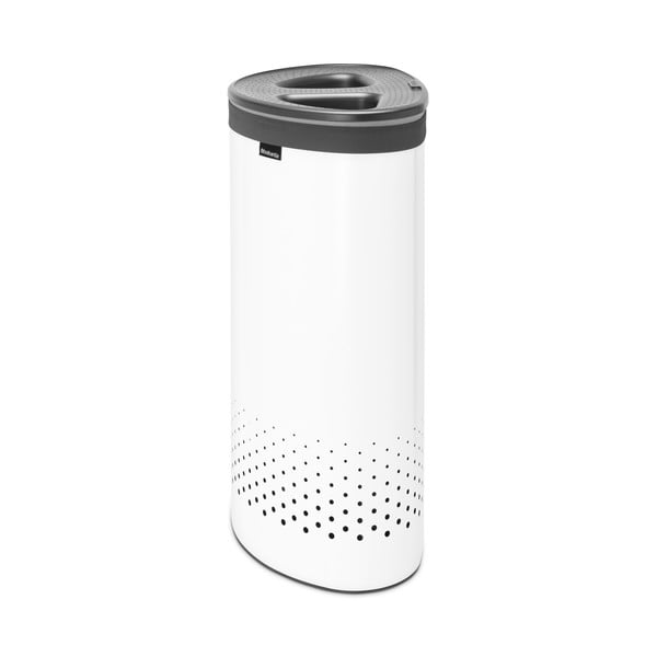 Coș de rufe alb din metal 55 l Selector – Brabantia-image-3