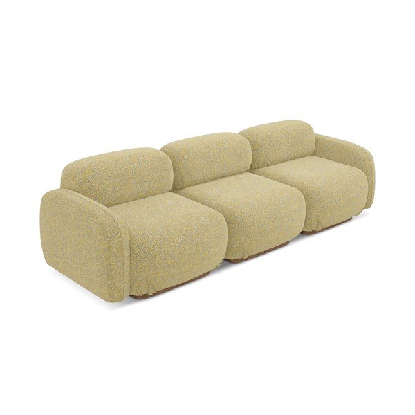 Canapea modulară galbenă 270 cm Ailani – Makamii-image-3