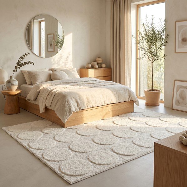 Covor crem 120x170 cm Bubble – ESTE-image-1