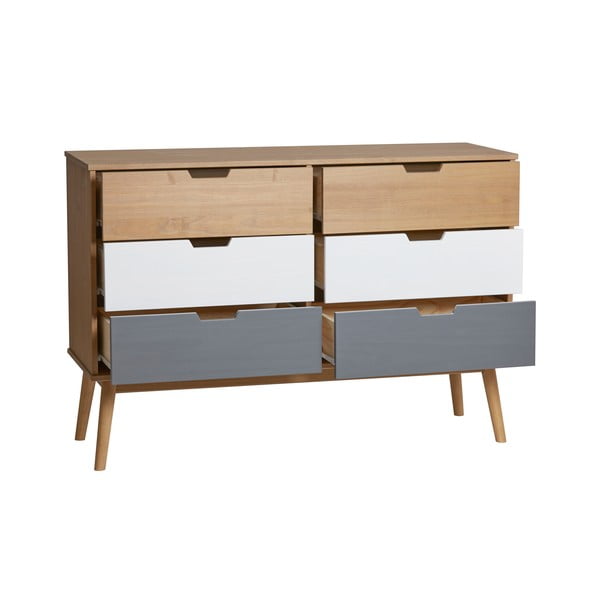 Comodă din lemn masiv de pin Marckeric Cusco, lățime 120 cm-image-3