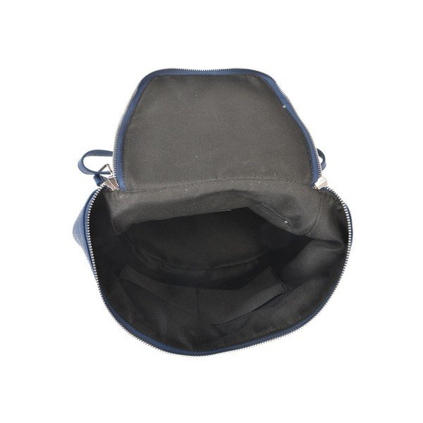 Rucsac din piele, Luisa Vannini Amedea, albastru-image-1