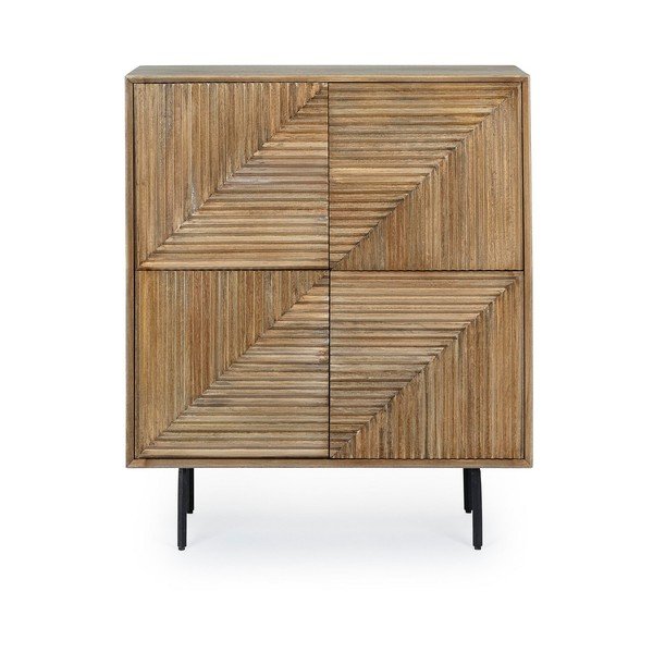 Dulap în culoare naturală din lemn de mango 92x110x40 cm Darsey – Bizzotto-image-1