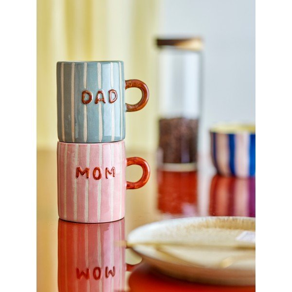 Cană roz din ceramică 325 ml Cherish – Bloomingville-image-4