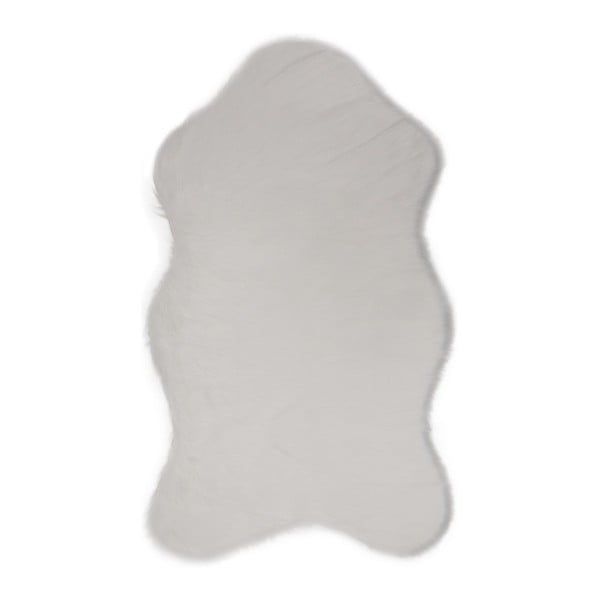 Covor din blană artificială Pelus White, 90 x 150 cm, alb