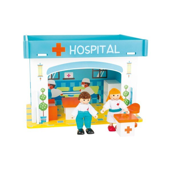 Spital din lemn pentru copii Legler Playhouse Hospital-image-1