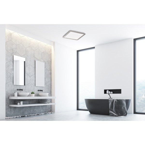Plafonieră gri LED 30x30 cm Gotland – Fischer & Honsel-image-3