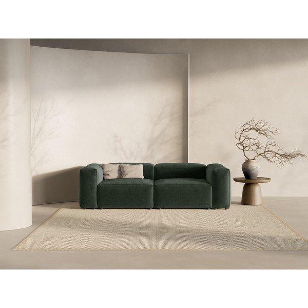 Canapea verde 264 cm Bergamo – Cosmopolitan Design-image-1