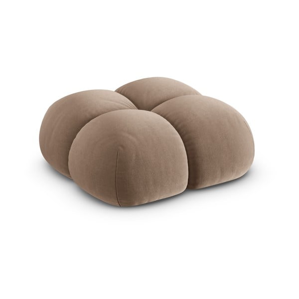 Taburet maro cu tapițerie din catifea Loretto – Cosmopolitan Design-image-2