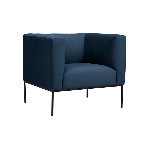 Fotoliu Windsor & Co Sofas Neptune, albastru închis-image-1
