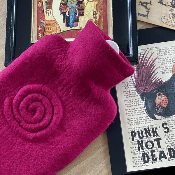 Termofor cu înveliș din 100% lână merinos Classic - Hugo Frosch-image-2