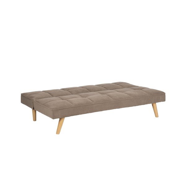 Canapea bej extensibilă cu tapițerie din chenille 175 cm – Ixia-image-3
