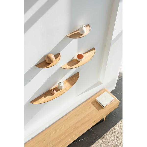 Raft din lemn de stejar 70 cm Mu – Gazzda-image-1