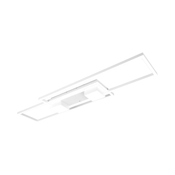 Plafonieră albă LED cu control prin telecomandă/cu intensitate reglabilă 28x100 cm Albany – Trio-image-1