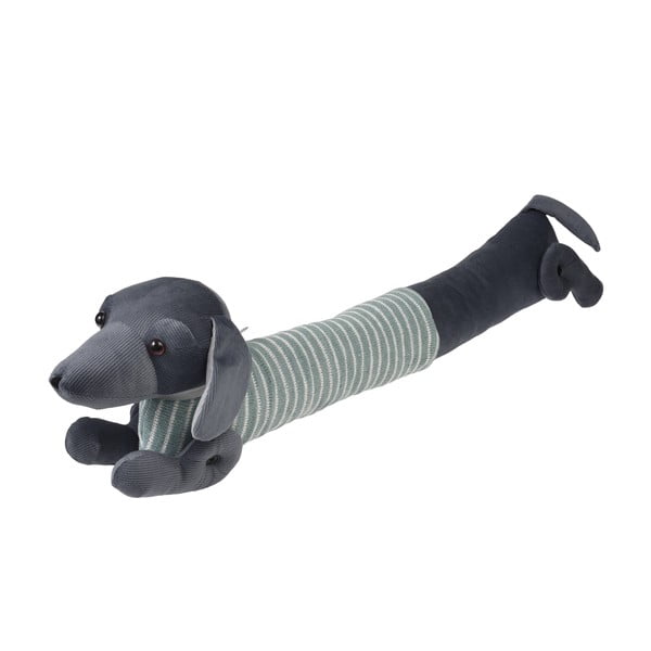 Protecție anti-curent pentru ușă verde-gri 17x76 cm Sausage Dog – Rex London-image-4