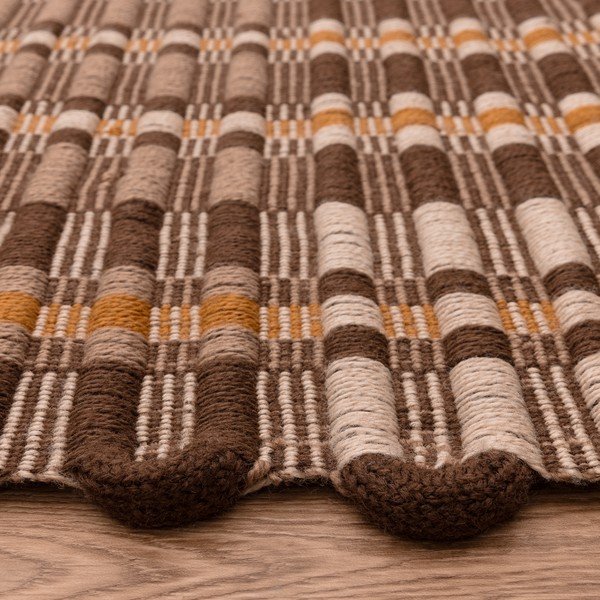 Covor maro țesut manual 160x230 cm – Asiatic Carpets-image-4