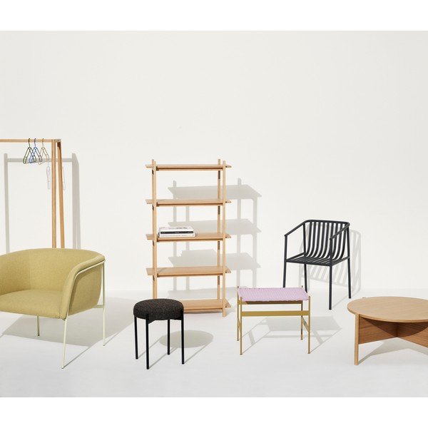 Etajeră în culoare naturală cu aspect de lemn de stejar 80x150x39 cm Epoch – Hübsch-image-4