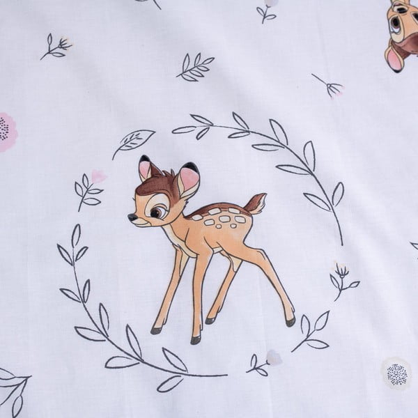 Lenjerie de pat pentru copii din bumbac pentru pătuț 100x135 cm  Bambi "Beige" – Jerry Fabrics-image-4