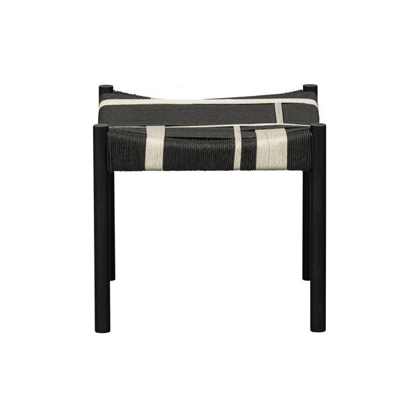 Scaun negru din lemn   de mango Jessy – WOOOD-image-3