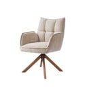 Set de scaune de sufragerie crem 2 buc. tapițat Marilla – Unique Furniture