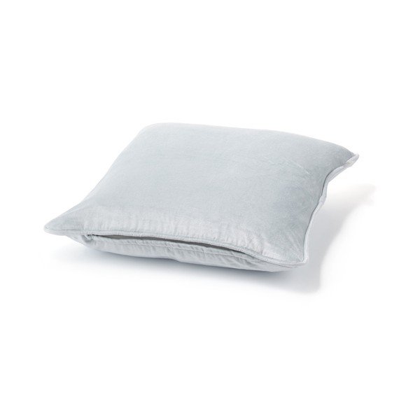 Pernă Fluweel, 45x45 cm, argintiu-image-3