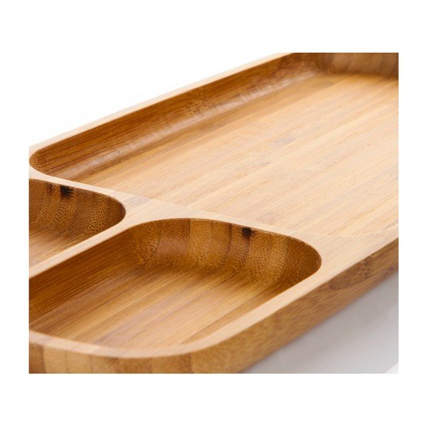 Tavă pentru servit din bambus Bambum Fila, 32 x 14 cm-image-1