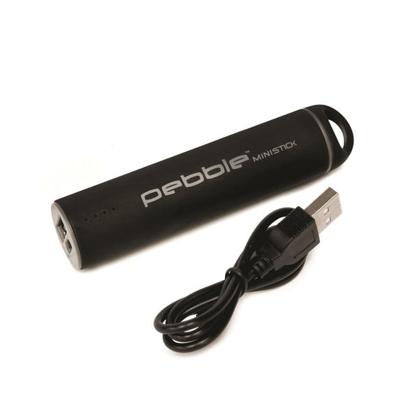 Baterie externă pentru călătorii Pebble Ministick, negru