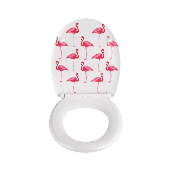 Capac WC cu închidere lentă Wenko Flamingo, 45 x 38 cm-image-1