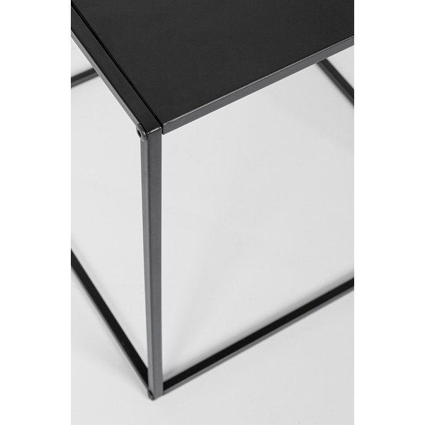 Măsuțe de cafea negre 2 buc. din metal 38x38 cm Alrik – Yes Everyday-image-4
