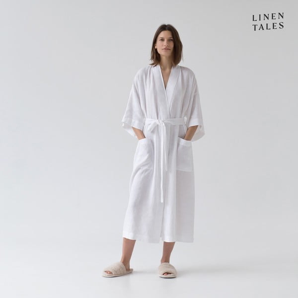Halat alb L/XL din in Summer – Linen Tales