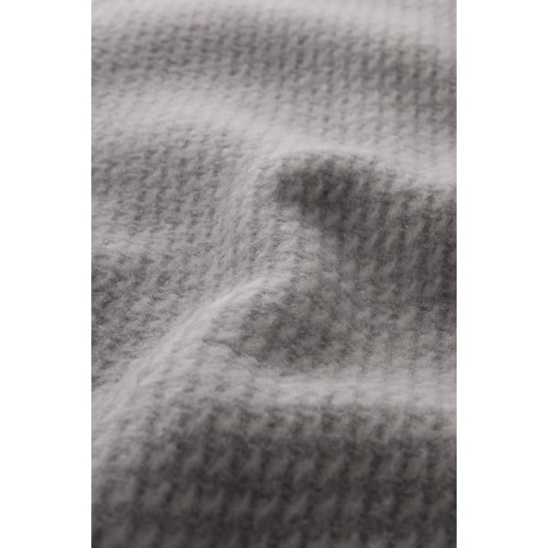 Pled din amestec de bumbac Euromant Ruby, 140 x 180 cm, gri deschis-image-2