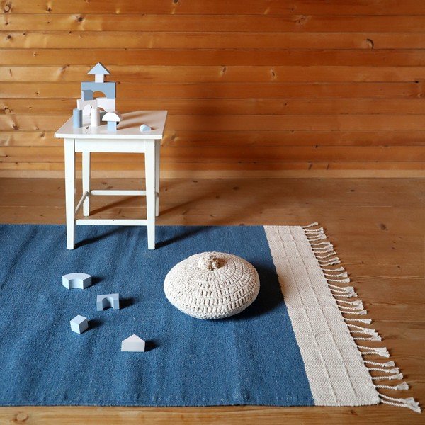 Covor albastru 150x100 cm Lucia - Nattiot-image-2