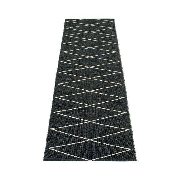 Covor tip traversă pentru interior și exterior negru 70x240 cm Max Black – Pappelina