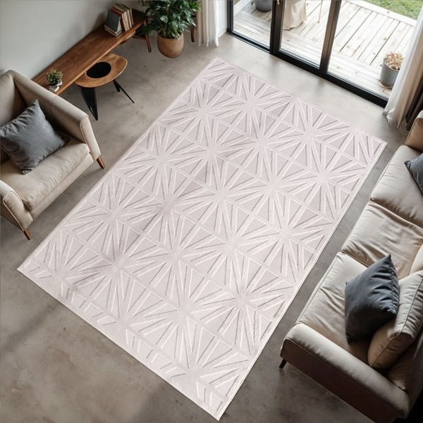 Covor pentru exterior și interior crem 120x170 cm Doha 1655 Cream – Ayyildiz Carpets-image-1