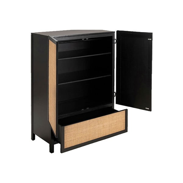 Dulap din lemn Leitmotiv Galant, negru-image-2