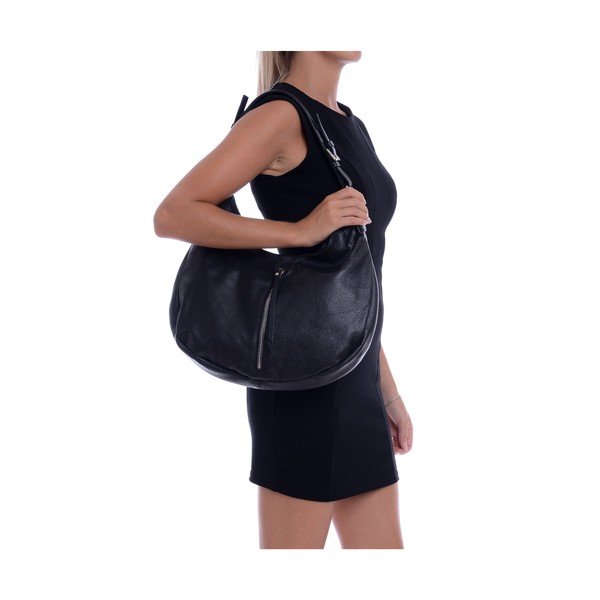 Geantă de mână din piele Roberta M Beatrice, negru-image-2